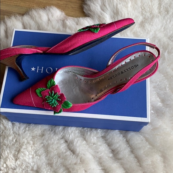 Hollywould  sling - back kitten heels - Picture 4 of 6